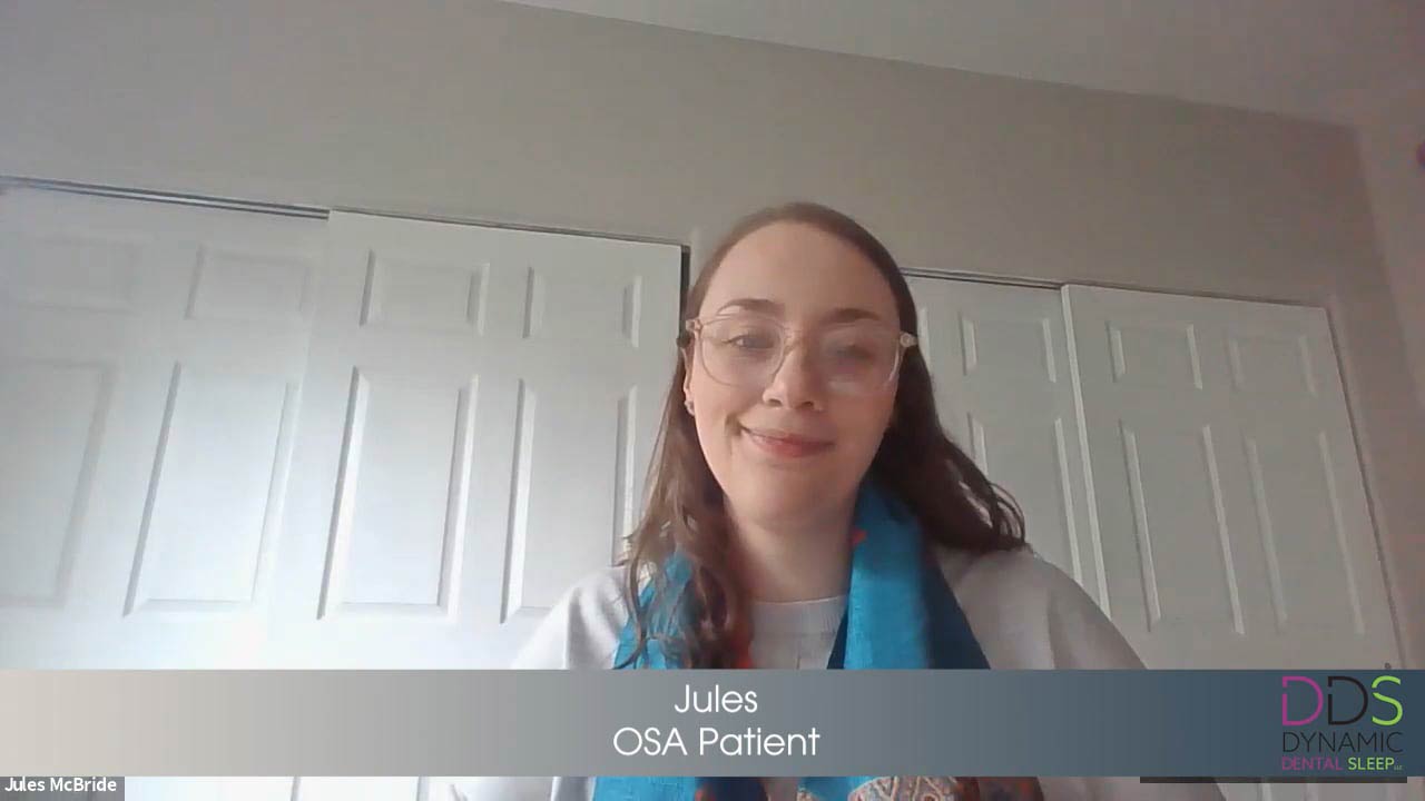 Video still of Jules testimonial